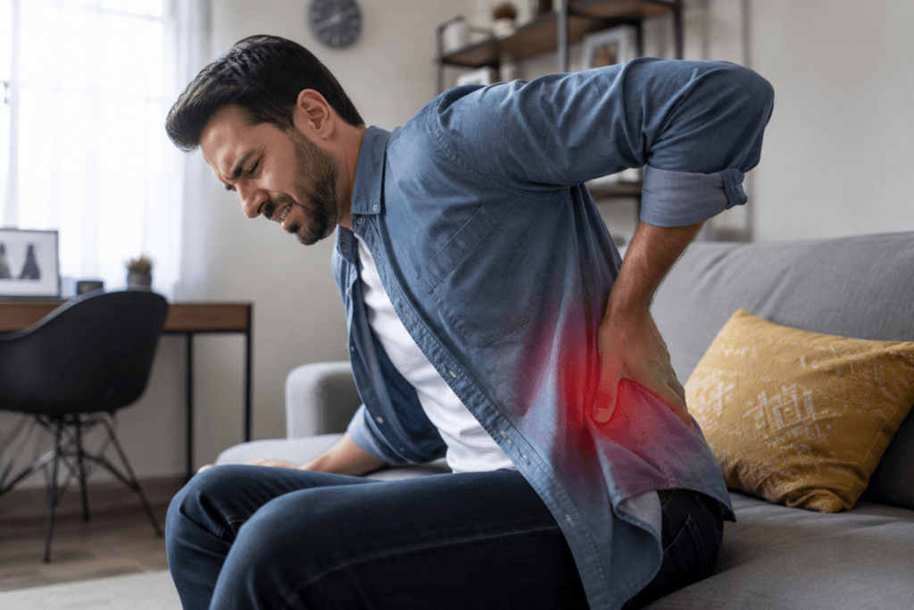 symptoms of low back pain